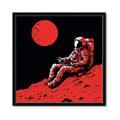 Picture of Retro Moonwalk Poster _GroupedProduct_Square_Framed_Matted_