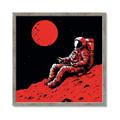 Picture of Retro Moonwalk Poster _GroupedProduct_Square_Framed_Matted_