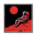 Picture of Retro Moonwalk Poster _GroupedProduct_Square_Framed_Matted_