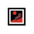 Picture of Retro Moonwalk Poster _GroupedProduct_Square_Framed_Matted_