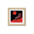 Picture of Retro Moonwalk Poster _GroupedProduct_Square_Framed_Matted_