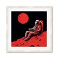 Picture of Retro Moonwalk Poster _GroupedProduct_Square_Framed_Matted_