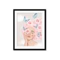 Picture of Flourishing Mind _GroupedProduct_Rectangle_Portrait_Framed_Matted_