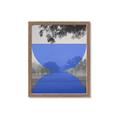 Picture of Misty Blue Horizon _GroupedProduct_Rectangle_Portrait_Framed_Matted_