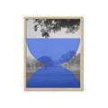 Picture of Misty Blue Horizon _GroupedProduct_Rectangle_Portrait_Framed_Matted_