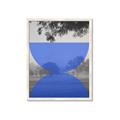 Picture of Misty Blue Horizon _GroupedProduct_Rectangle_Portrait_Framed_Matted_