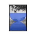 Picture of Misty Blue Horizon _GroupedProduct_Rectangle_Portrait_Framed_Matted_