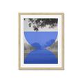 Picture of Misty Blue Horizon _GroupedProduct_Rectangle_Portrait_Framed_Matted_