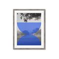 Picture of Misty Blue Horizon _GroupedProduct_Rectangle_Portrait_Framed_Matted_