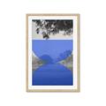 Picture of Misty Blue Horizon _GroupedProduct_Rectangle_Portrait_Framed_Matted_