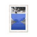Picture of Misty Blue Horizon _GroupedProduct_Rectangle_Portrait_Framed_Matted_