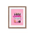 Picture of Sardines Tin Can Pink _GroupedProduct_Rectangle_Portrait_Framed_Matted_