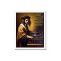 Picture of Old Vinyl Sounds Better Typography Poster _GroupedProduct_Rectangle_Portrait_Framed_Matted_