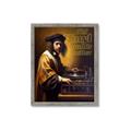 Picture of Old Vinyl Sounds Better Typography Poster _GroupedProduct_Rectangle_Portrait_Framed_Matted_