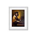 Picture of Old Vinyl Sounds Better Typography Poster _GroupedProduct_Rectangle_Portrait_Framed_Matted_