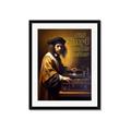 Picture of Old Vinyl Sounds Better Typography Poster _GroupedProduct_Rectangle_Portrait_Framed_Matted_