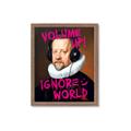 Picture of Volume Up Typography Poster _GroupedProduct_Rectangle_Portrait_Framed_Matted_