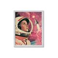 Picture of Astronaut in Space _GroupedProduct_Rectangle_Portrait_Framed_Matted_