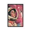Picture of Astronaut in Space _GroupedProduct_Rectangle_Portrait_Framed_Matted_