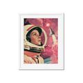 Picture of Astronaut in Space _GroupedProduct_Rectangle_Portrait_Framed_Matted_