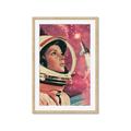 Picture of Astronaut in Space _GroupedProduct_Rectangle_Portrait_Framed_Matted_