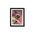 Picture of Astronaut in  Space _GroupedProduct_Rectangle_Portrait_Framed_Matted_