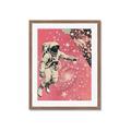 Picture of Astronaut in  Space _GroupedProduct_Rectangle_Portrait_Framed_Matted_