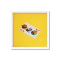 Picture of Sushi Selection on a Playing Card _GroupedProduct_Square_Framed_Matted_