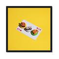 Picture of Sushi Selection on a Playing Card _GroupedProduct_Square_Framed_Matted_
