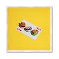 Picture of Sushi Selection on a Playing Card _GroupedProduct_Square_Framed_Matted_