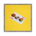 Picture of Sushi Selection on a Playing Card _GroupedProduct_Square_Framed_Matted_