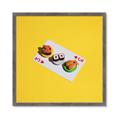 Picture of Sushi Selection on a Playing Card _GroupedProduct_Square_Framed_Matted_