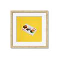 Picture of Sushi Selection on a Playing Card _GroupedProduct_Square_Framed_Matted_
