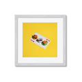 Picture of Sushi Selection on a Playing Card _GroupedProduct_Square_Framed_Matted_
