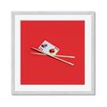 Picture of Sushi card _GroupedProduct_Square_Framed_Matted_