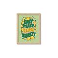Picture of Easy Peasy Lemon Squeezy Typography Poster _GroupedProduct_Rectangle_Portrait_Framed_Matted_