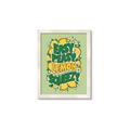 Picture of Easy Peasy Lemon Squeezy Typography Poster _GroupedProduct_Rectangle_Portrait_Framed_Matted_