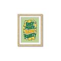 Picture of Easy Peasy Lemon Squeezy Typography Poster _GroupedProduct_Rectangle_Portrait_Framed_Matted_