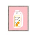Picture of Orange Juice Poster _GroupedProduct_Rectangle_Portrait_Framed_Matted_