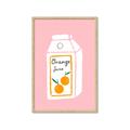 Picture of Orange Juice Poster _GroupedProduct_Rectangle_Portrait_Framed_Matted_