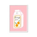 Picture of Orange Juice Poster _GroupedProduct_Rectangle_Portrait_Framed_Matted_