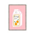Picture of Orange Juice Poster _GroupedProduct_Rectangle_Portrait_Framed_Matted_