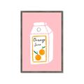 Picture of Orange Juice Poster _GroupedProduct_Rectangle_Portrait_Framed_Matted_