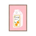 Picture of Orange Juice Poster _GroupedProduct_Rectangle_Portrait_Framed_Matted_