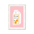Picture of Orange Juice Poster _GroupedProduct_Rectangle_Portrait_Framed_Matted_