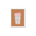 Picture of Caffeeine Queen Poster _GroupedProduct_Rectangle_Portrait_Framed_Matted_