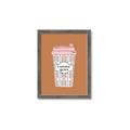Picture of Caffeeine Queen Poster _GroupedProduct_Rectangle_Portrait_Framed_Matted_