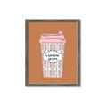Picture of Caffeeine Queen Poster _GroupedProduct_Rectangle_Portrait_Framed_Matted_