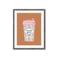 Picture of Caffeeine Queen Poster _GroupedProduct_Rectangle_Portrait_Framed_Matted_