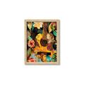Picture of Music Guitar Collage  _GroupedProduct_Rectangle_Portrait_Framed_Matted_